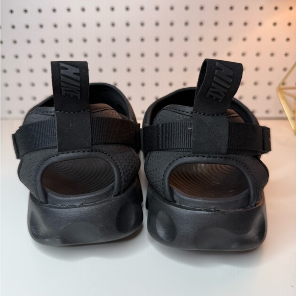Nike OWAYSIS Women’s 8M Triple Black CK9283-001 Multi Back Strap Slides Sandals - Picture 4 of 16